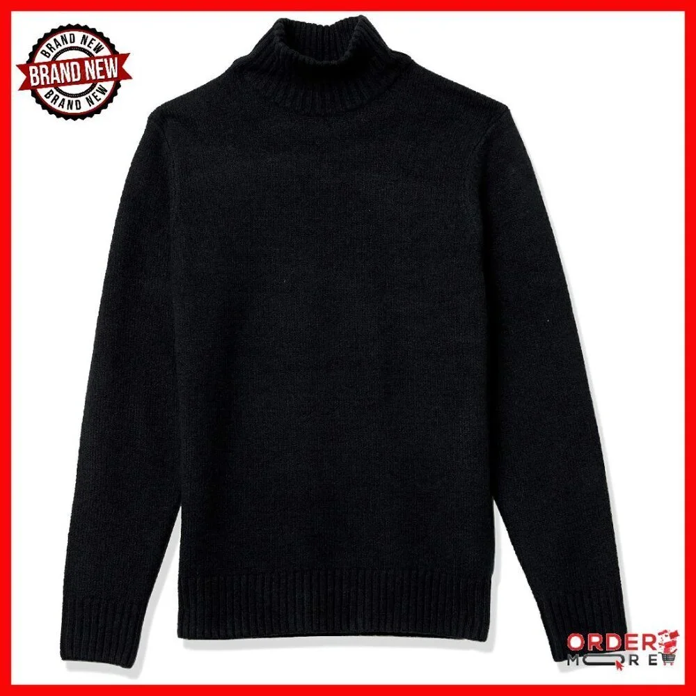 Men's Soft Touch Turtleneck Sweater, Regular Fit, Cotton Blend